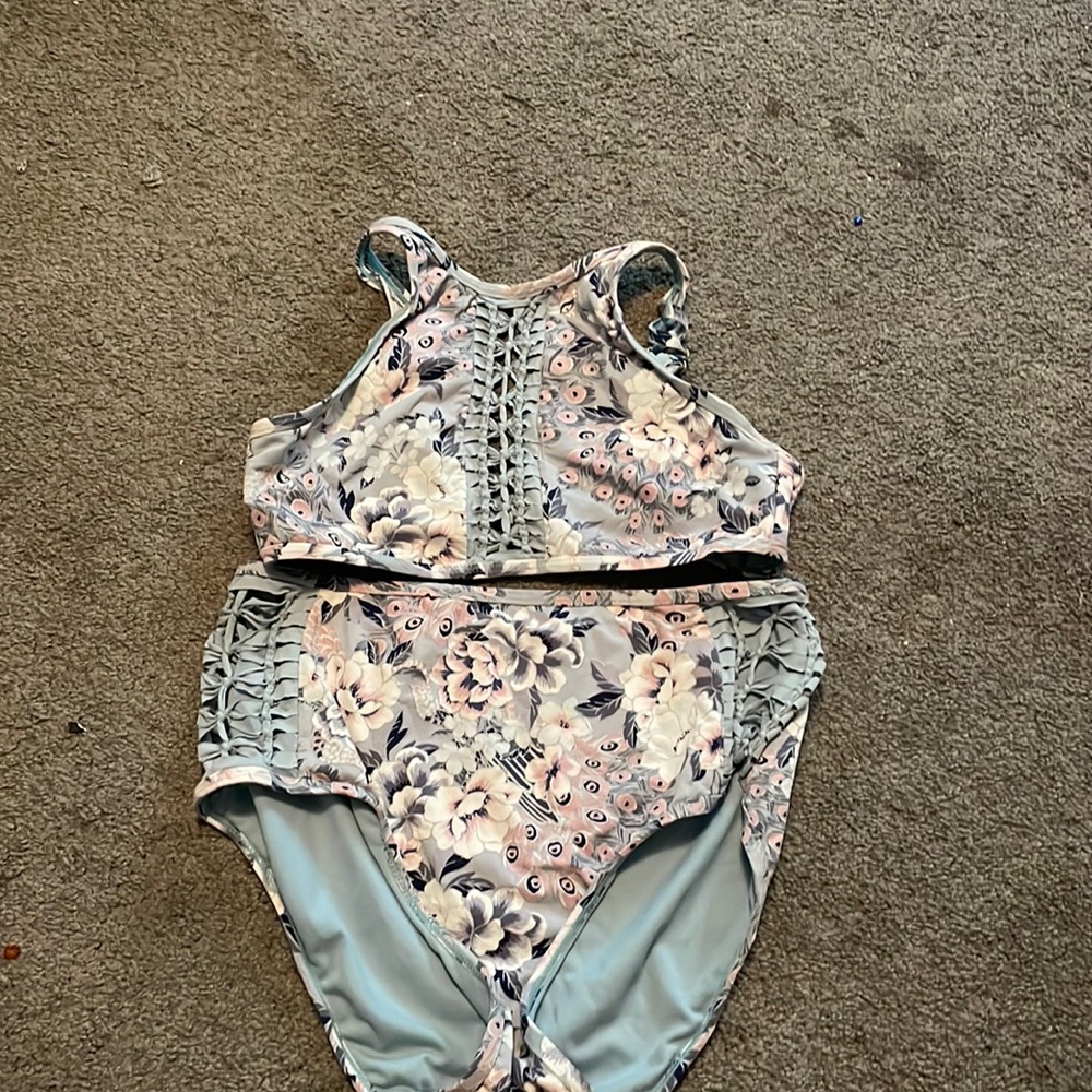 High wasted bikini wore  once